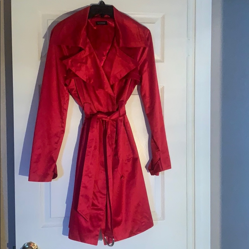 Ladies Satin Trench Coat